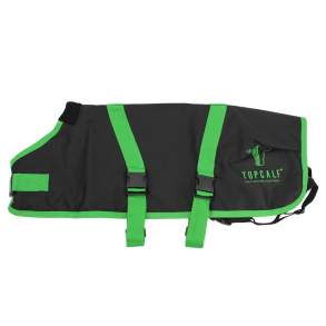 Kalvejakke sort/grøn - Premium L